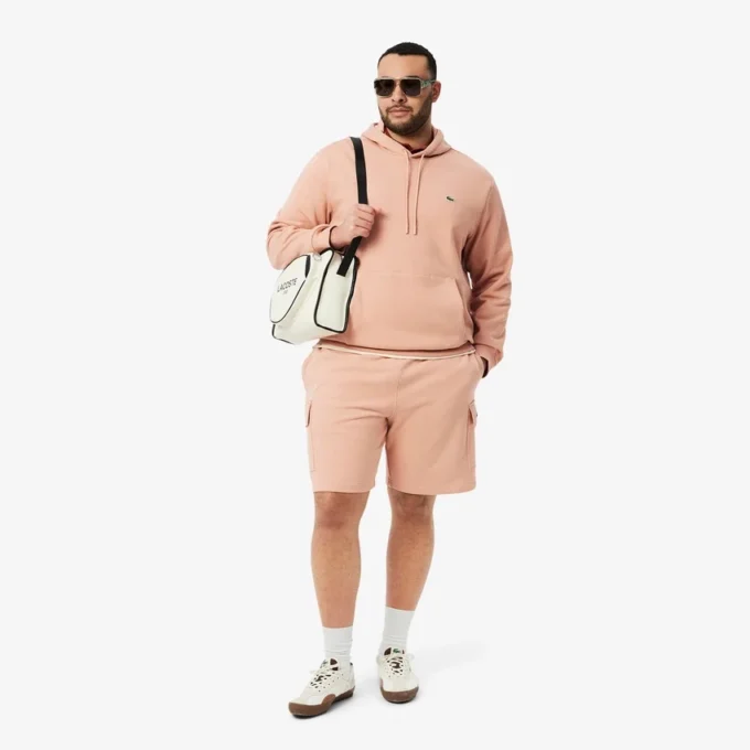 Herren-Cargo-Shorts aus Baumwollfleece