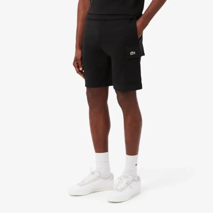Herren-Cargo-Shorts aus Baumwollfleece
