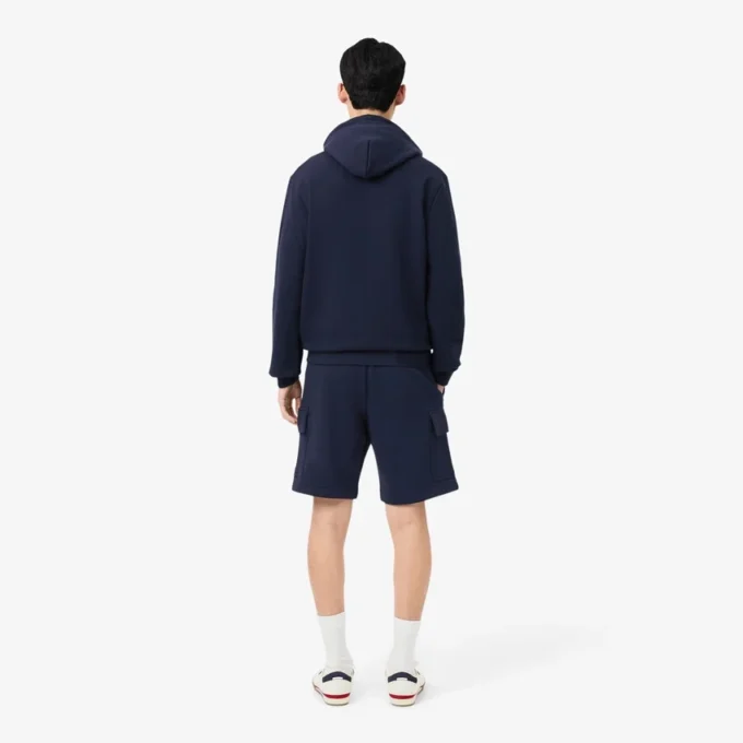Herren-Cargo-Shorts aus Baumwollfleece