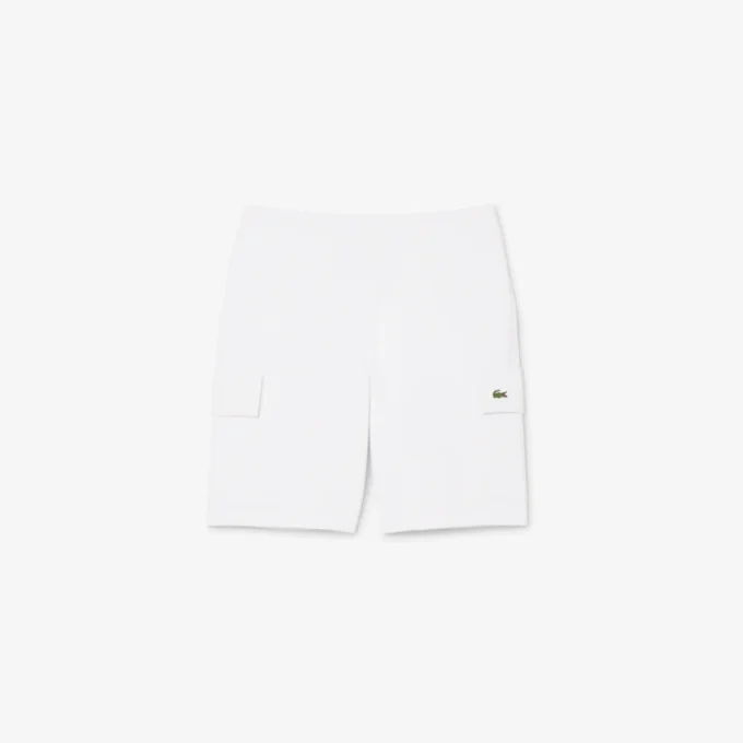 Herren-Cargo-Shorts aus Baumwollfleece