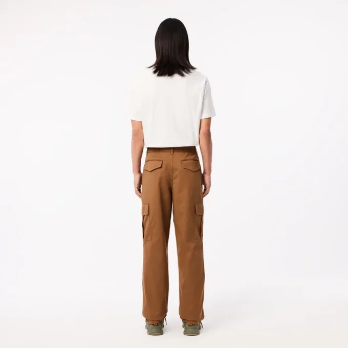 Herren-Cargohose aus Baumwolle mit gerader Passform