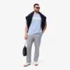 Herren-Chino-Hose aus Wollflanell in Regular Fit