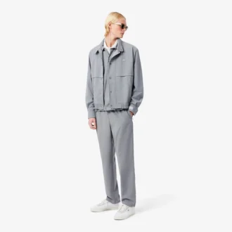 Herren-Chino-Hose aus Wollflanell in Regular Fit