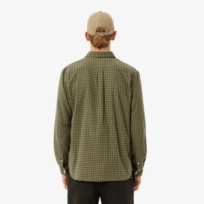 Herren-Flanellhemd mit Karomuster in Regular Fit