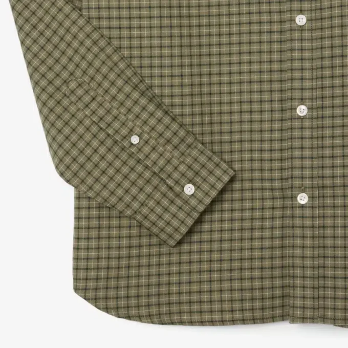Herren-Flanellhemd mit Karomuster in Regular Fit