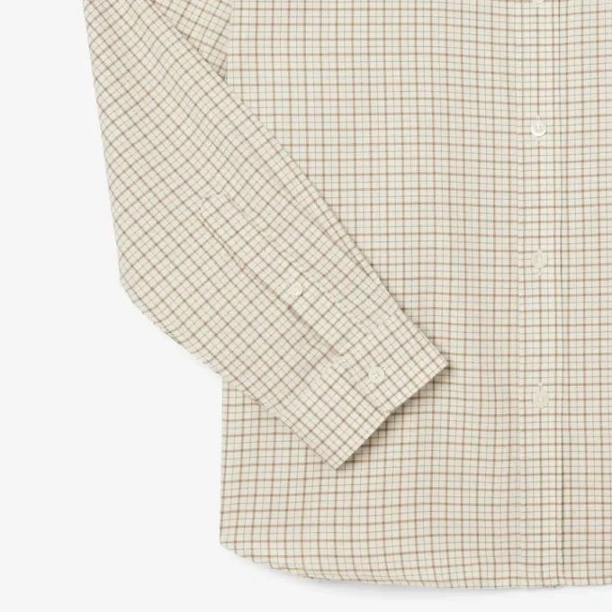 Herren-Flanellhemd mit Karomuster in Regular Fit