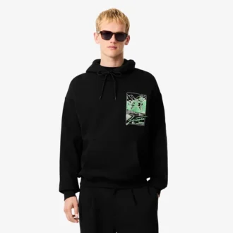 Herren-Fleece-Hoodie mit Aufdruck