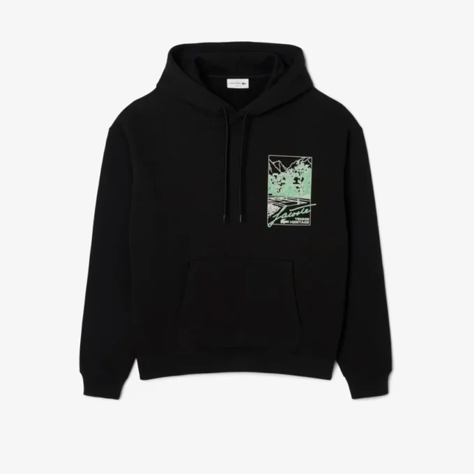 Herren-Fleece-Hoodie mit Aufdruck