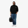 Herren-Fleece-Hoodie mit Mehrfachdruck