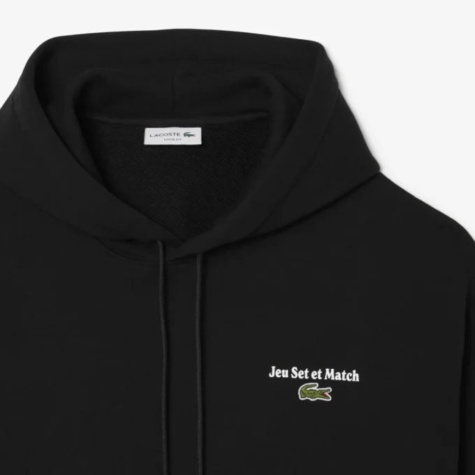 Herren-Fleece-Hoodie mit Mehrfachdruck