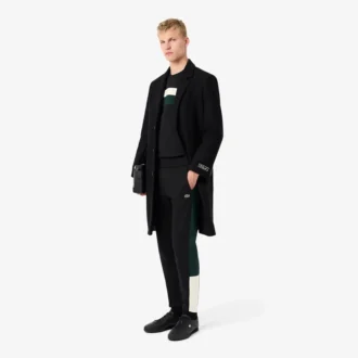 Herren-Fleece-Jogginghose mit schmal zulaufendem Bein