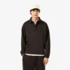 Herren-Fleece-Poloshirt in lockerer Passform