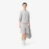 Herren-Fleece-Pyjama-Shorts in gerader Passform