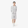 Herren-Fleece-Pyjama-Shorts in gerader Passform