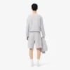 Herren-Fleece-Pyjama-Shorts in gerader Passform