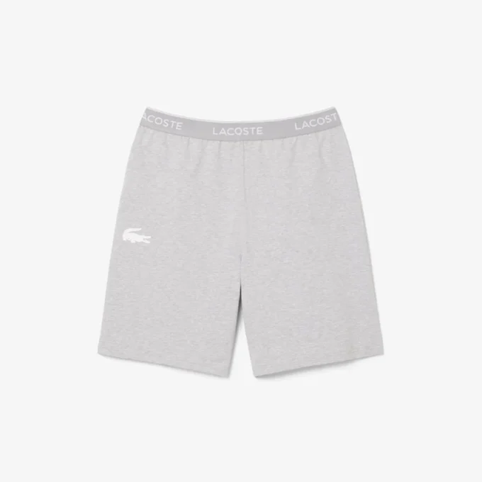 Herren-Fleece-Pyjama-Shorts in gerader Passform