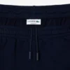 Herren-Fleece-Shorts in Regular Fit mit Colorblock-Design