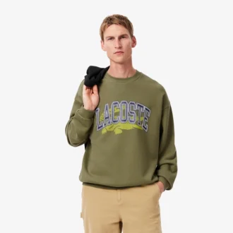 Herren-Fleece-Sweatshirt in lockerer Passform