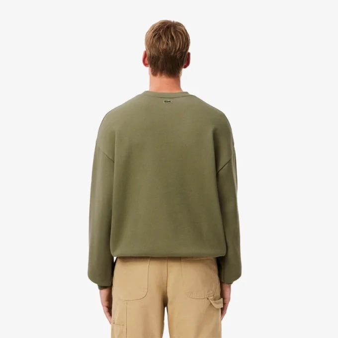 Herren-Fleece-Sweatshirt in lockerer Passform