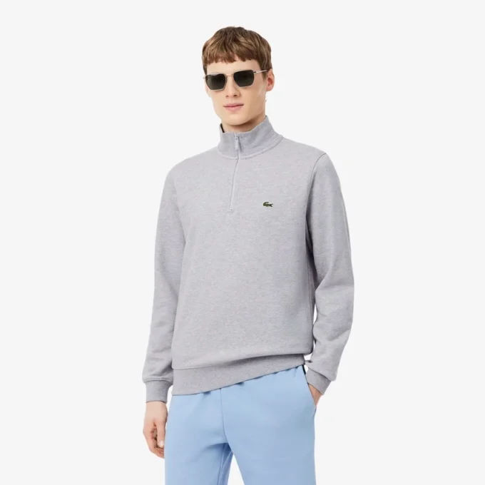 Herren-Fleece-Sweatshirt mit Reißverschluss