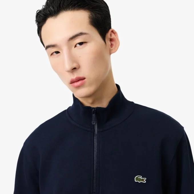 Herren-Fleece-Sweatshirt mit Reißverschluss