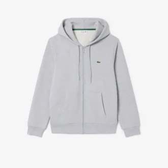 Herren-Fleece-Sweatshirt mit Reißverschluss in klassischer Passform
