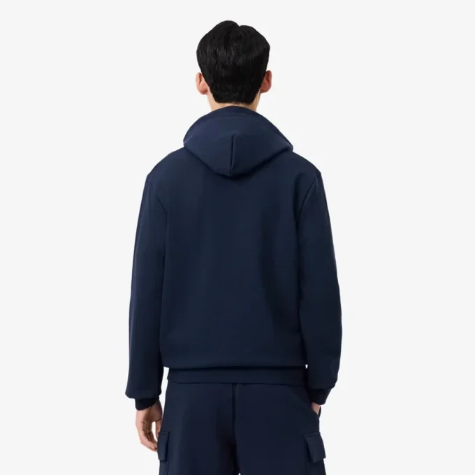 Herren-Fleece-Sweatshirt mit Reißverschluss in klassischer Passform