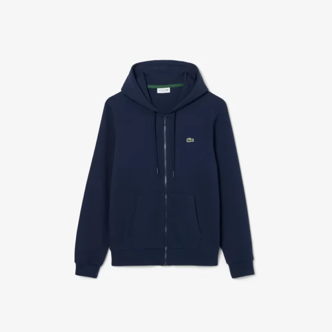 Herren-Fleece-Sweatshirt mit Reißverschluss in klassischer Passform