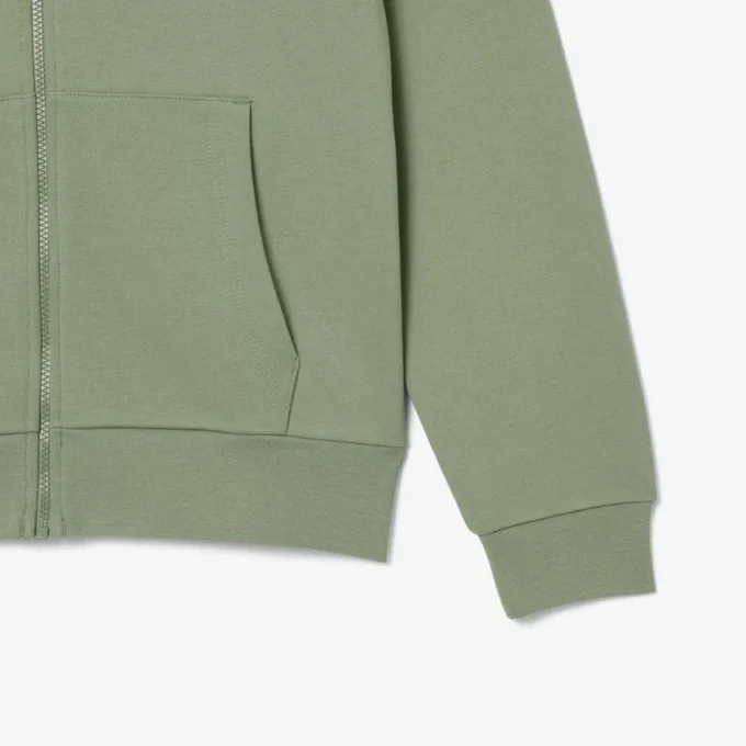 Herren-Fleece-Sweatshirt mit Reißverschluss in klassischer Passform