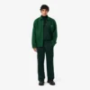 Herren-Fleece-Sweatshirt mit Reißverschluss und Satin-Effekt