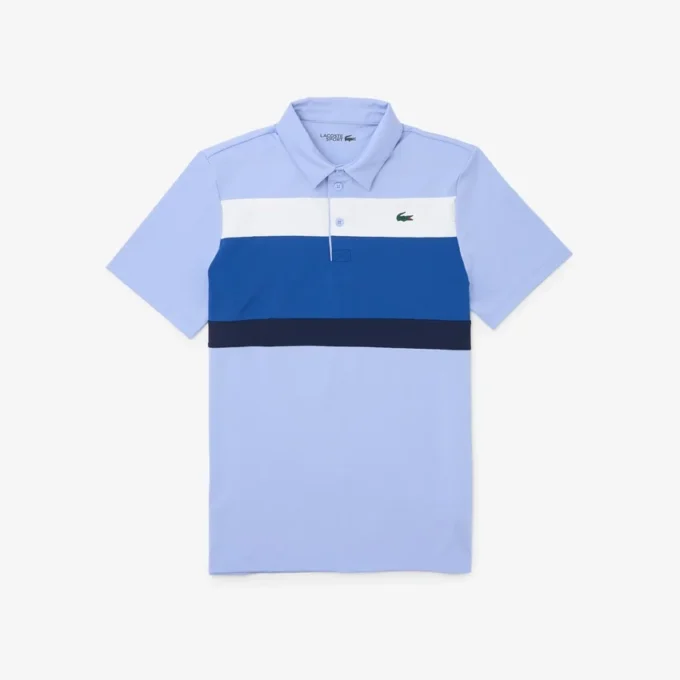 Herren-Golf-Poloshirt in Regular Fit mit Farbblock-Design