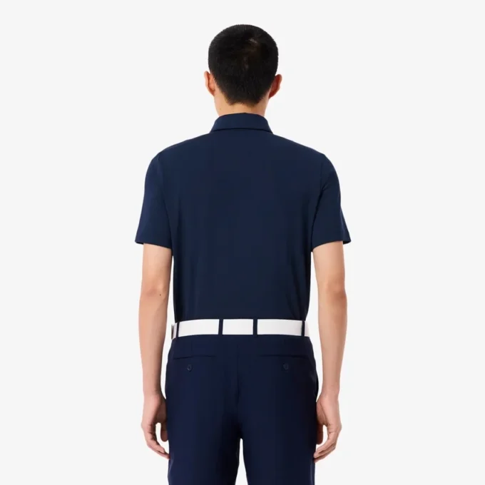 Herren-Golf-Poloshirt in Regular Fit mit Farbblock-Design