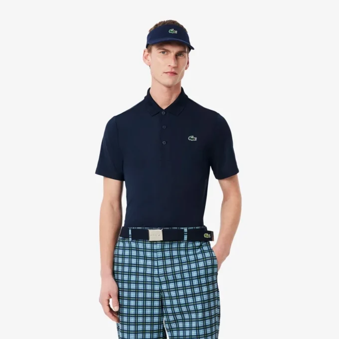 Herren-Golf-Poloshirt mit UV-Schutz in Regular Fit
