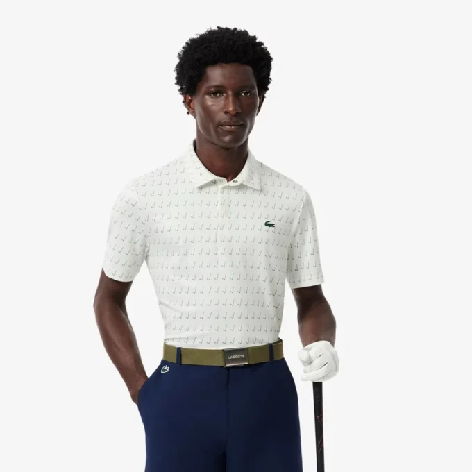 Herren-Golf-Poloshirt mit UV-Schutz in Regular Fit