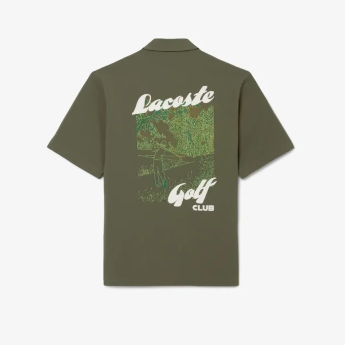 Herren-Golfhemd aus Stretch mit „Ultra Dry“-Print