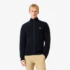 Herren-Golfpullover aus geripptem Strick mit Reißverschluss