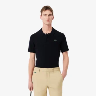 Herren-Golfpullover mit Polokragen und kurzen Ärmeln