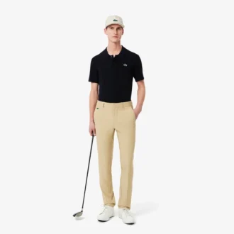 Herren-Golfpullover mit Polokragen und kurzen Ärmeln