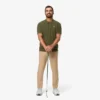 Herren-Golfpullover mit Polokragen und kurzen Ärmeln