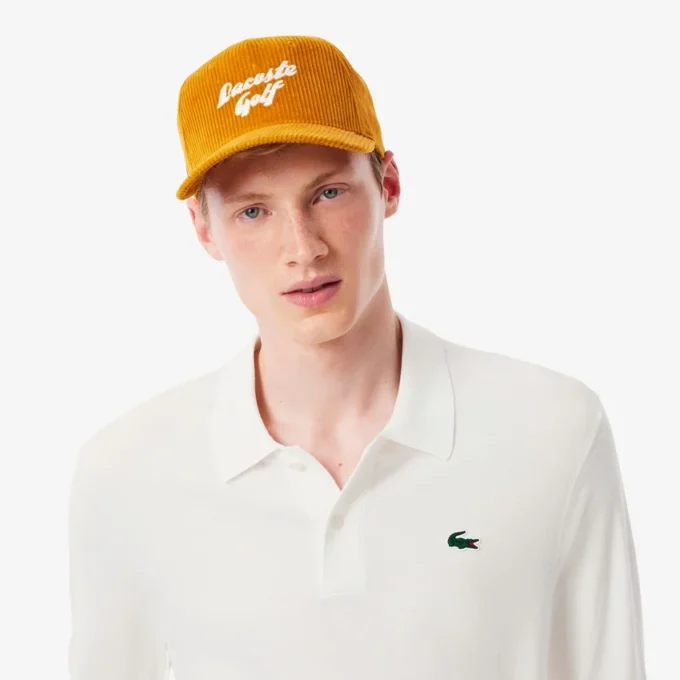 Herren-Golfpullover mit Stretch und Polokragen