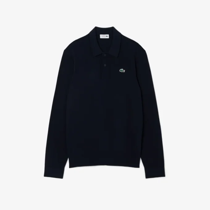 Herren-Golfpullover mit Stretch und Polokragen