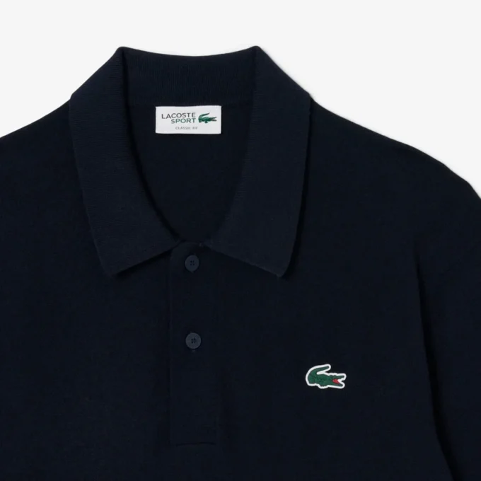 Herren-Golfpullover mit Stretch und Polokragen