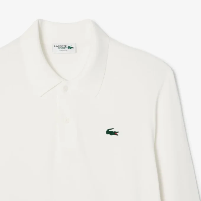Herren-Golfpullover mit Stretch und Polokragen