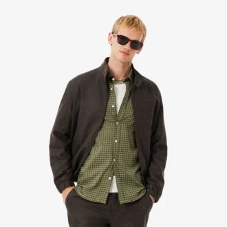 Herren-Harrington-Jacke aus Wolle