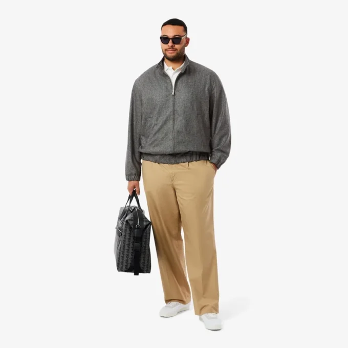 Herren-Harrington-Jacke aus Wolle