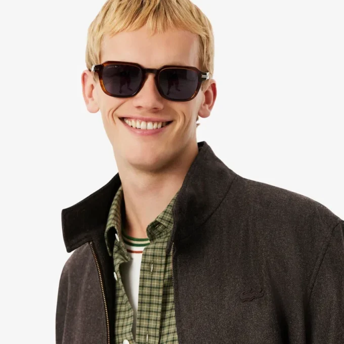 Herren-Harrington-Jacke aus Wolle