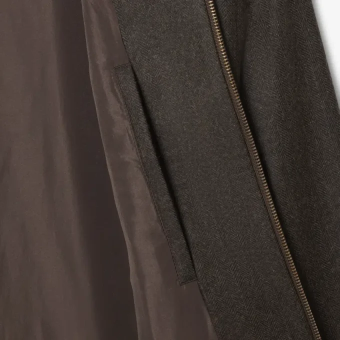 Herren-Harrington-Jacke aus Wolle