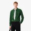 Herren-Hemd aus Baumwollpiqué in Slim Fit