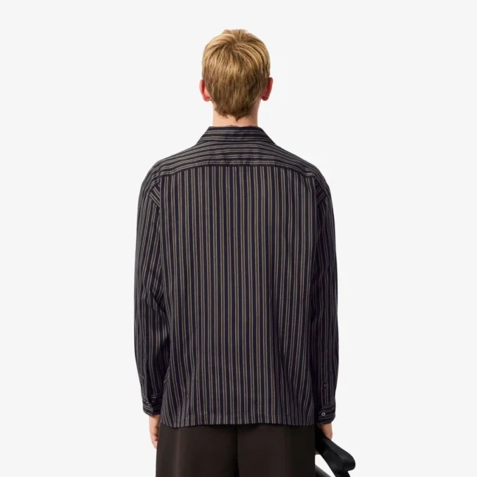 Herren-Hemd aus Lyocell mit Streifen im Relaxed Fit