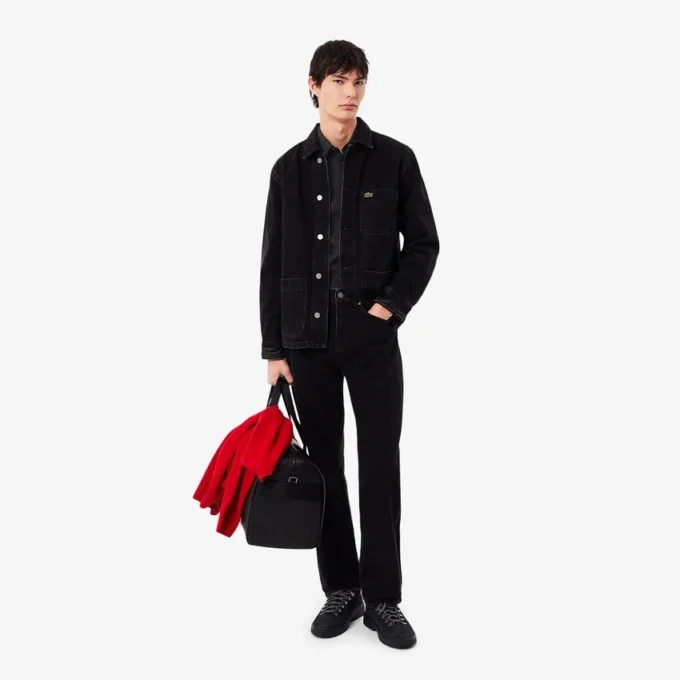Herren-Hemd mit Knopfleiste, Slim Fit und Stretch